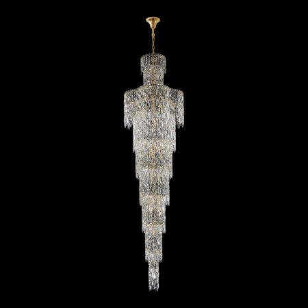 Каскадная люстра Crystal Lux ABRIL SP28 GOLD