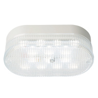 Настенно-потолочный светильник Feron 51511 Светодиодный светильник серии TR ЖКХ Овал 12Вт, 4000К, призма, IP53