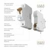 Автоматический выключатель 1P 6 A C 6 кА W901P066 Werkel
