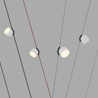 Трековый однофазный светильник Denkirs Belty Spot DK5543-WH+BK