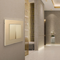 Рамка Werkel Aluminium на 1 пост шампань алюминий W0011711