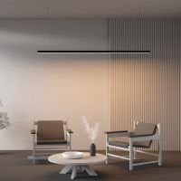 Линейный подвесной светильник Maytoni Technical 3000K 35x35 (Черный, 2 м) LL312015