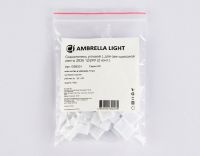 Соединитель угловой L для светодиодной ленты 2835 12/24V (2 конт.) GS6501 (10шт) Ambrella Light Illumination GS6501