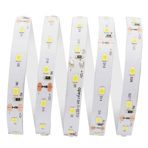 Светодиодная лента Apeyron Стандарт 12В 2835 9,6Вт/м 6500К 5м IP20 00-55