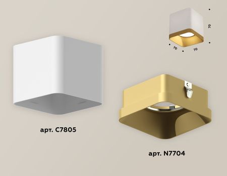 Накладной светильник Ambrella Light Techno XS7805004