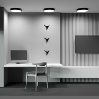 Потолочный светильник Maytoni Zon C032CL-45W2.7K-RD-B