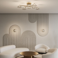 Настенный светильник Eurosvet Ripple 50389/1 LED латунь a069025