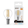 Лампа светодиодная Gauss Filament Elementary E14 12W 2700K 52112