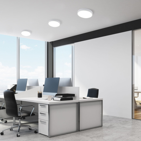 Накладной потолочный светодиодный светильник DLR034 24W 4200K Elektrostandard