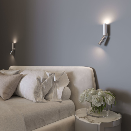 Светодиодный спот Eurosvet Pitch 40020/1 Led белый/хром