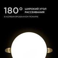 Встраиваемая светодиодная панель безрамочная Apeyron FLP 06-104