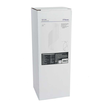 Уличный настенный светодиодный светильник Feron Окленд 48312