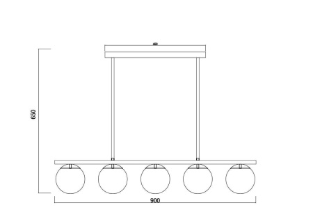 Подвесная люстра Freya Zing FR5199PL-05B