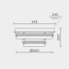 Потолочный светильник Modelight MDL.1057.530CL WH