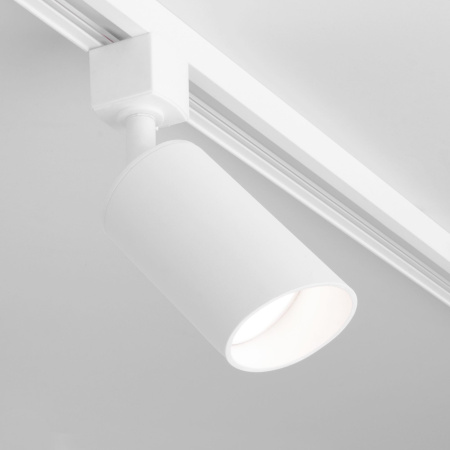 Трековый светильник для однофазного шинопровода Splay GU10 белый Elektrostandard