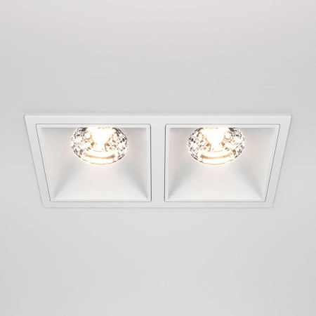 Встраиваемый светильник Maytoni Alfa LED DL043-02-15W3K-SQ-W