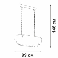 Подвесная люстра Vitaluce V5353-8/19