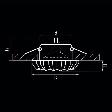 Встраиваемый светильник Lightstar Solo Ray 002120