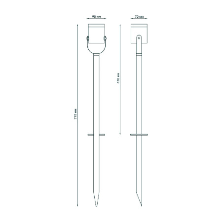 Ландшафтный светильник Gauss Sonata GD155