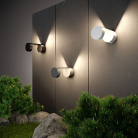 Уличный настенный светодиодный светильник Elektrostandard Nimbus 1540 Techno Led белый