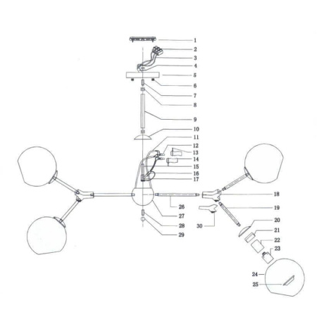 Потолочная люстра Lightstar Beta 785087