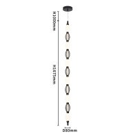 Подвесная люстра Favourite Perler 4560-1PC