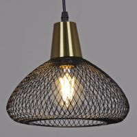 Подвесной светильник Reluce 03204-3.9-01 BK+COPPER