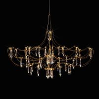 Подвесная люстра Loft IT Mira 10589/900 Gold Asfour