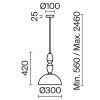 Подвесной светильник Freya Tela FR2061PL-01BS3