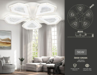 Потолочная светодиодная люстра Ambrella light Acrylica Original FA4030