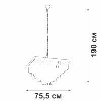 Подвесная люстра Vitaluce V5818-8/13