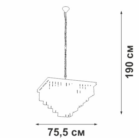 Подвесная люстра Vitaluce V5818-8/13