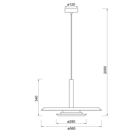 Подвесной светильник Mantra Tina 9000
