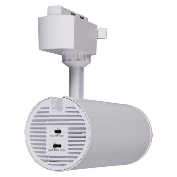 Трековый однофазный светильник Reluce 06650-9.3-LED10/20/30W CCT WT