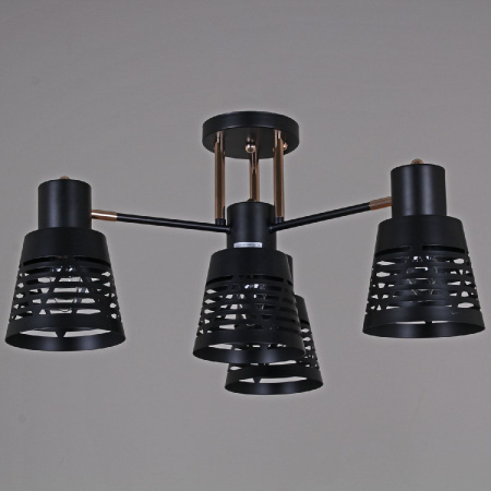 Потолочная люстра Reluce 06074-3.3-04 BK+FG
