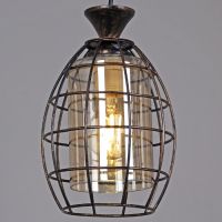 Подвесной светильник Reluce 03525-0.9-03 BK+GD