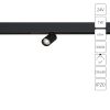 Трековый магнитный светильник Arte Lamp Presto A6326PL-1BK