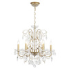 Подвесная люстра Crystal Lux Odelis SP6 Gold