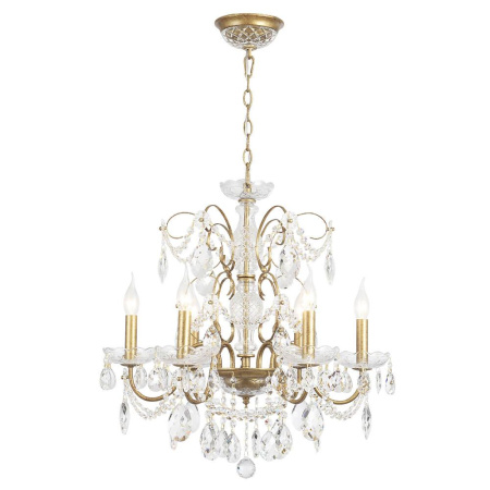 Подвесная люстра Crystal Lux Odelis SP6 Gold