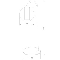 Настольная лампа Eurosvet Cobble 80508/1 дымчатый a065594