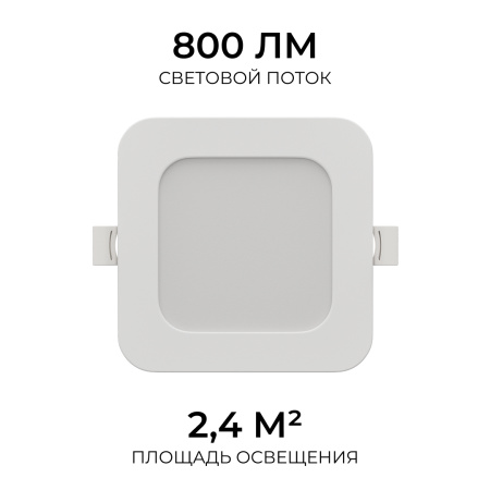 Встраиваемая светодиодная панель Apeyron 3 ССT 06-166