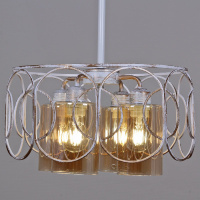 Подвесная люстра Reluce 03883-0.4-04 WH+GD