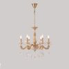 Подвесная люстра Crystal Lux ELIZABETH SP6 BRASS