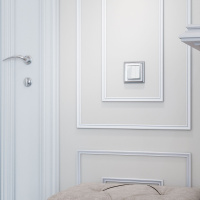 Выключатель трехклавишный белый WL01-SW-3G Werkel