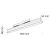 Трековый светильник Maytoni Track lamps TR012-2-20W3K-B