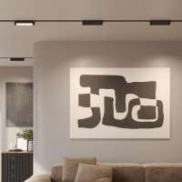 Трековый однофазный двухжильный светильник с переключателем цветовой температуры Novotech Port Iter 359791