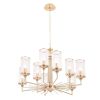 Подвесная люстра Crystal Lux Gloria SP9 Brass