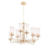 Подвесная люстра Crystal Lux Gloria SP9 Brass