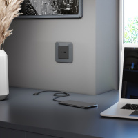 Рамка Werkel Elite на 1 пост графит W0012440