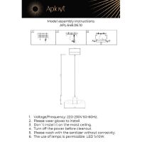 Подвесной светильник Aployt Stefa APL.648.06.10
